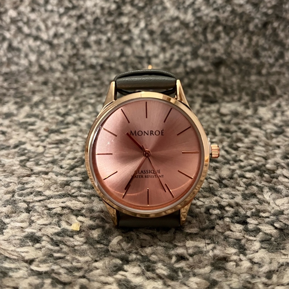 Monroe Maestro Classique Rose Gold Watch